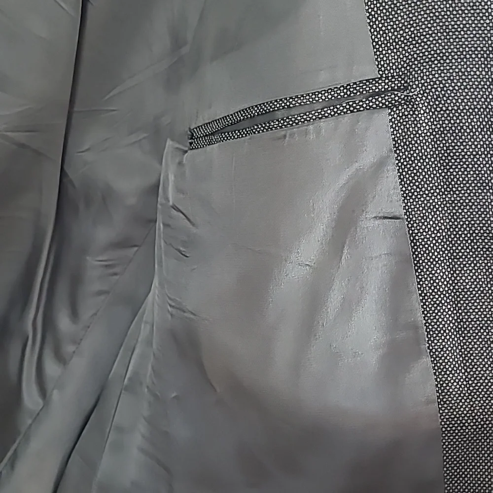 Givenchy Charcoal Double-Breasted Blazer Size Large
